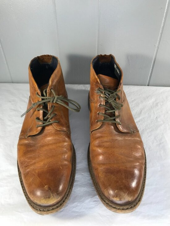 Daniel Hechter Leather Brown Solid Chukka Lace Up Boot Men\'s Sz UK 44 US 10.5/11 main image 7